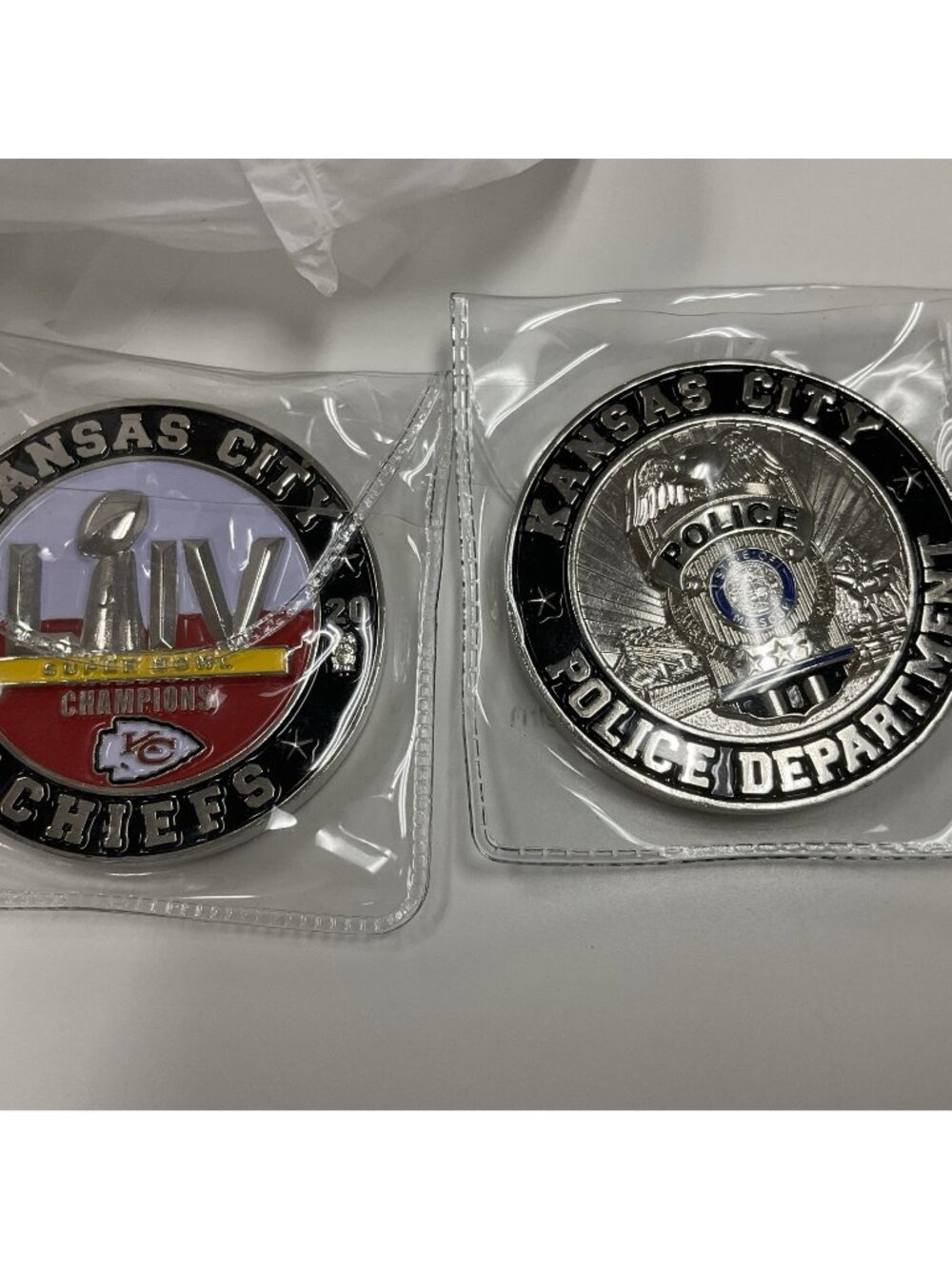 Kansas City MO KCPD Police Department Chiefs Super Bowl Challenge Coin 2020